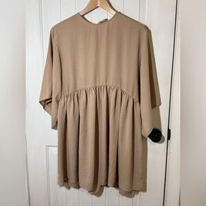 ASOS Elegant Tan Baby Doll Dress